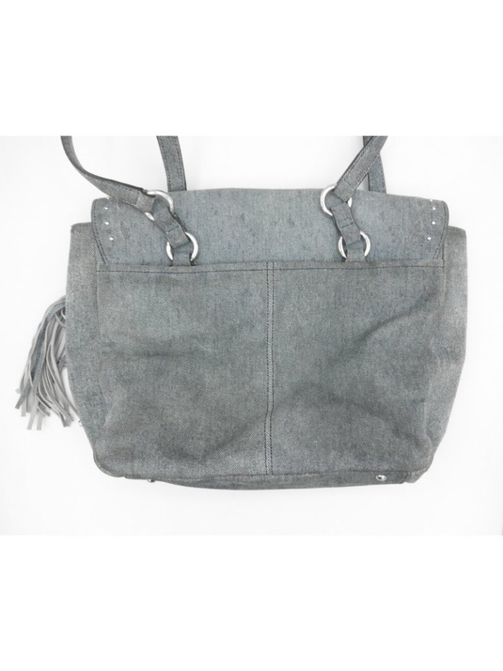 Aimee Kestenberg Hope for Warriors U.S.A. Flag Denim Shoulder Bag NEEDS WASHING! - Picture 12 of 16